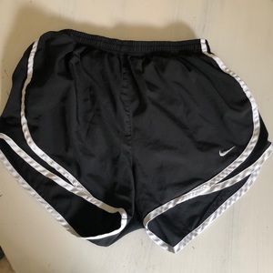 Black/white bike shorts